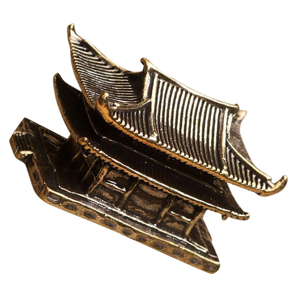 Mini Bonsai Zen Garden - Exquisite Brass Mini Pagoda Statue Vintage