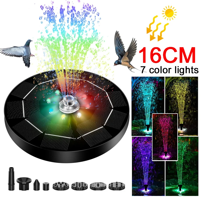 Bonsai Garden Fountain - Fountain Light 7 Colors LED Light