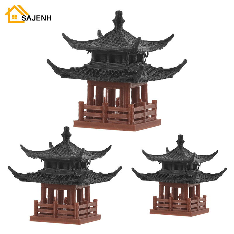 Japanese Garden Bonsai - Mini Pagoda Statue Fairy Garden Decor
