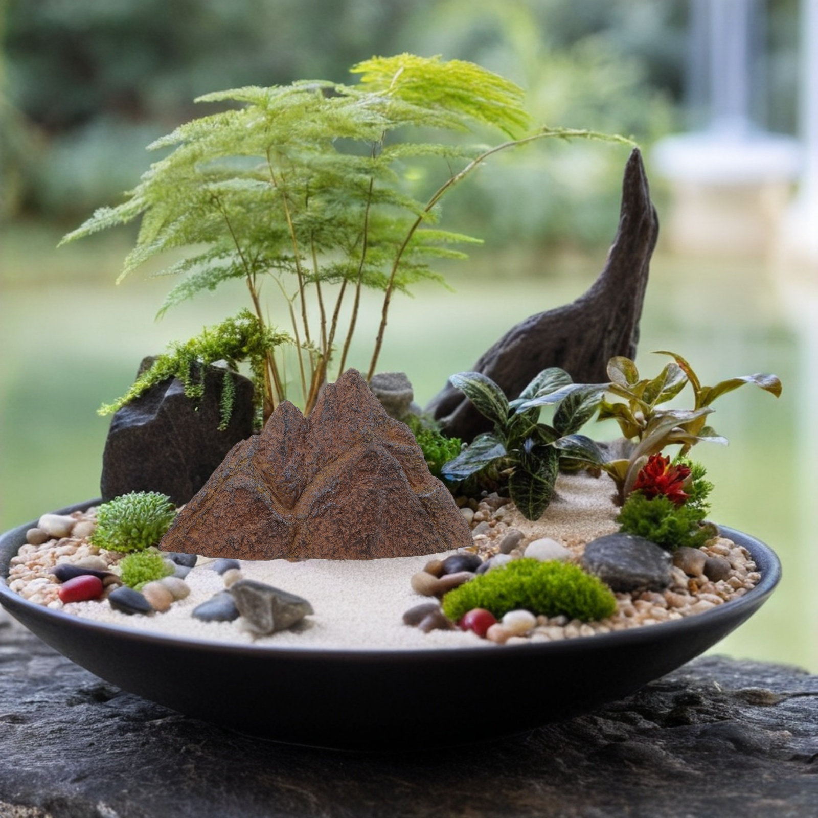 Mini Rockery Zen Garden Micro  - đánh giá và giá Mini Bonsai Zen Garden