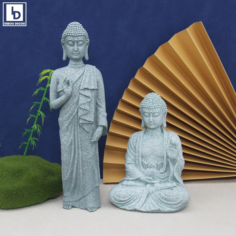 Stone Buddha Little Monks Stat - đánh giá và giá Bonsai Garden Thailand