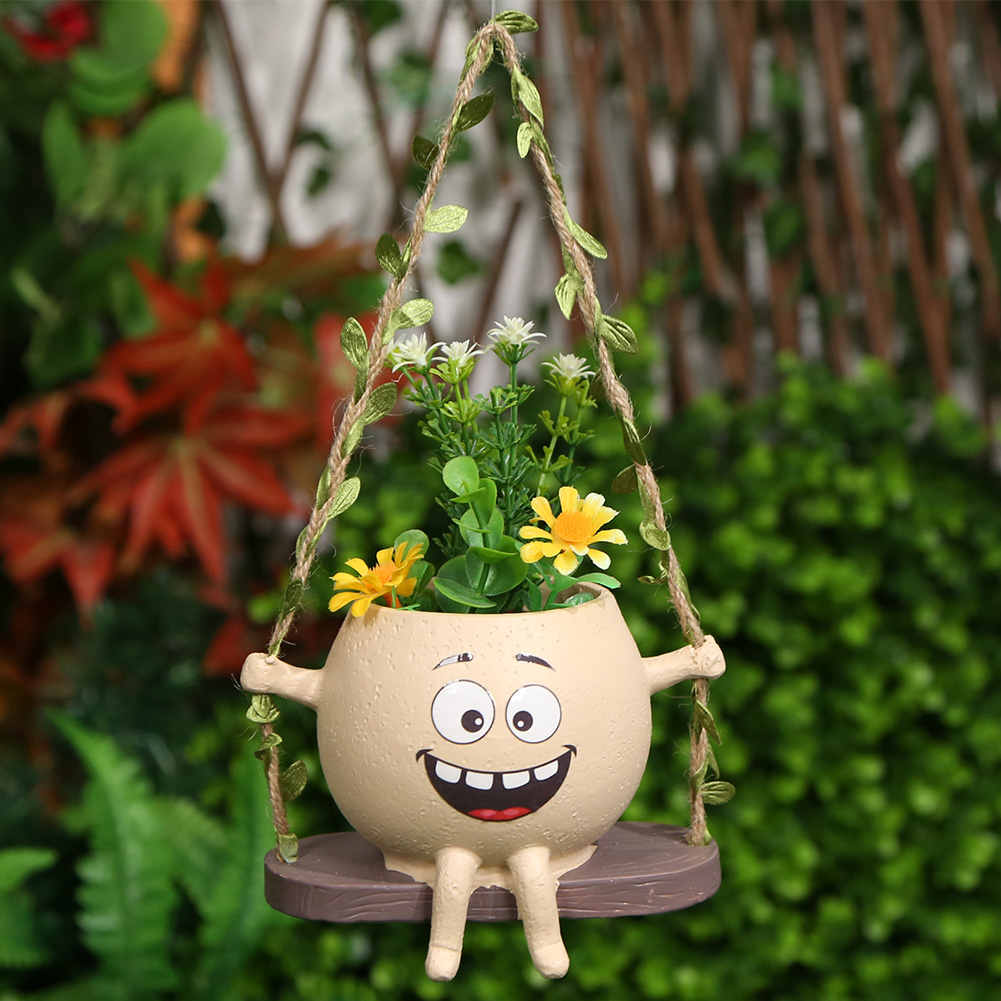 Chair/Swing Smile Face Planter - đánh giá và giá Japanese Garden Bonsai