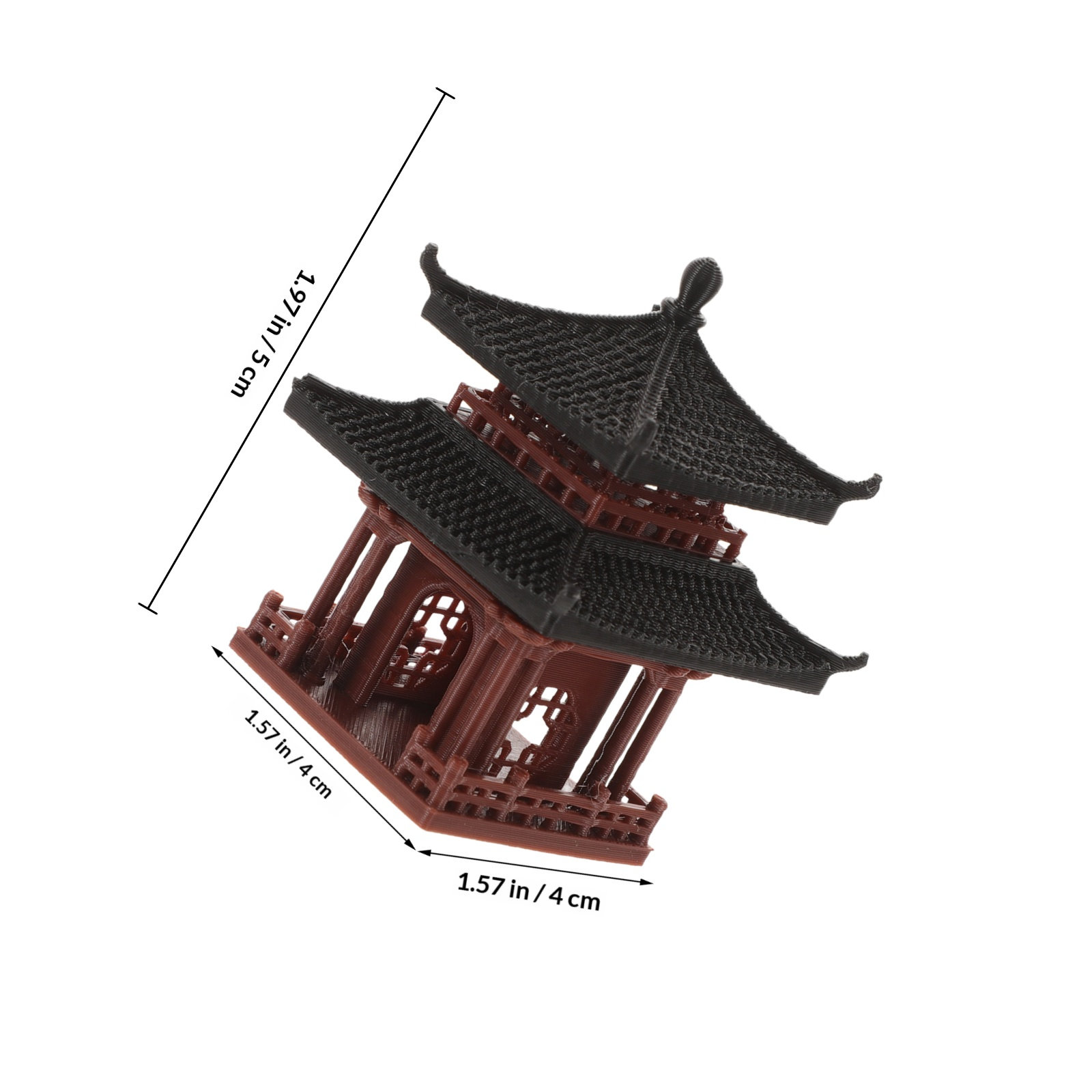 Mini Brown Pagoda Garden Statu - đánh giá và giá Mini Bonsai Zen Garden