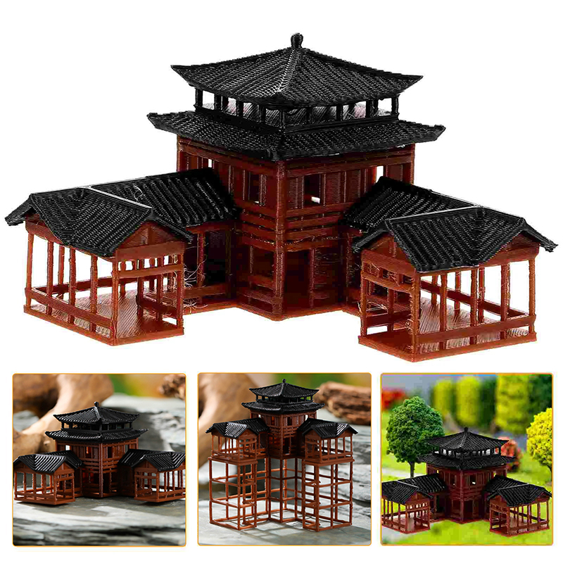 Ancient Building Model Miniatu - đánh giá và giá Japanese Garden Bonsai