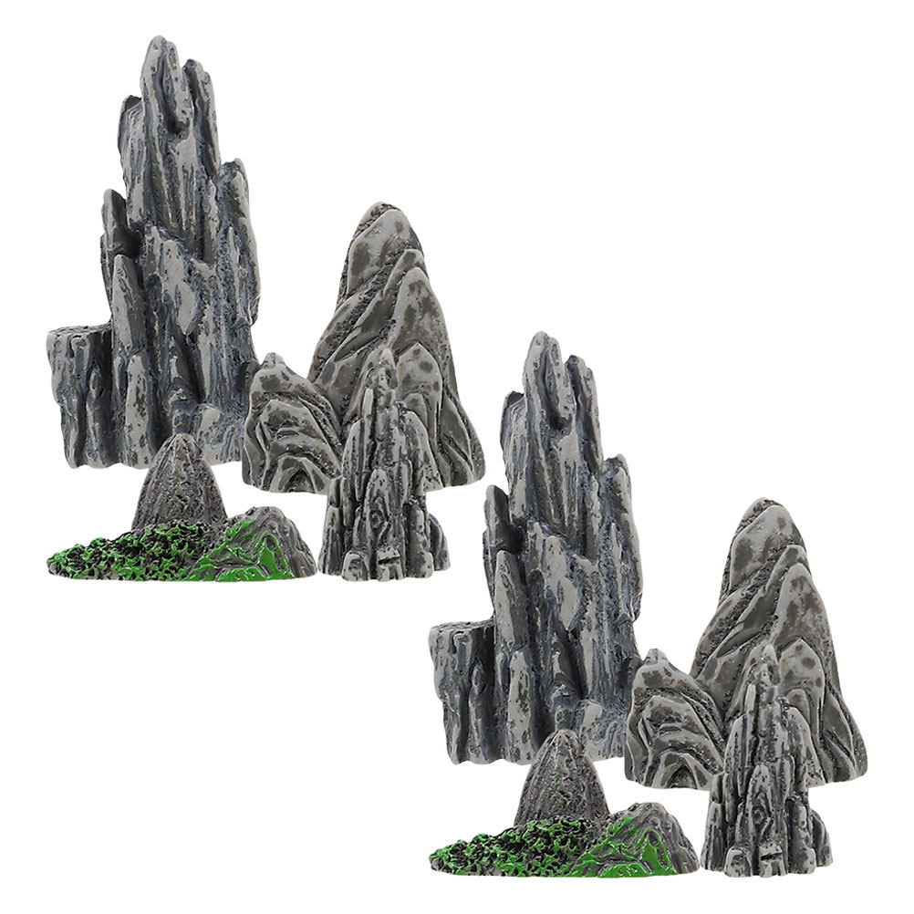 8Pcs Micro Landscape Rockery O - đánh giá và giá Mini Bonsai Zen Garden