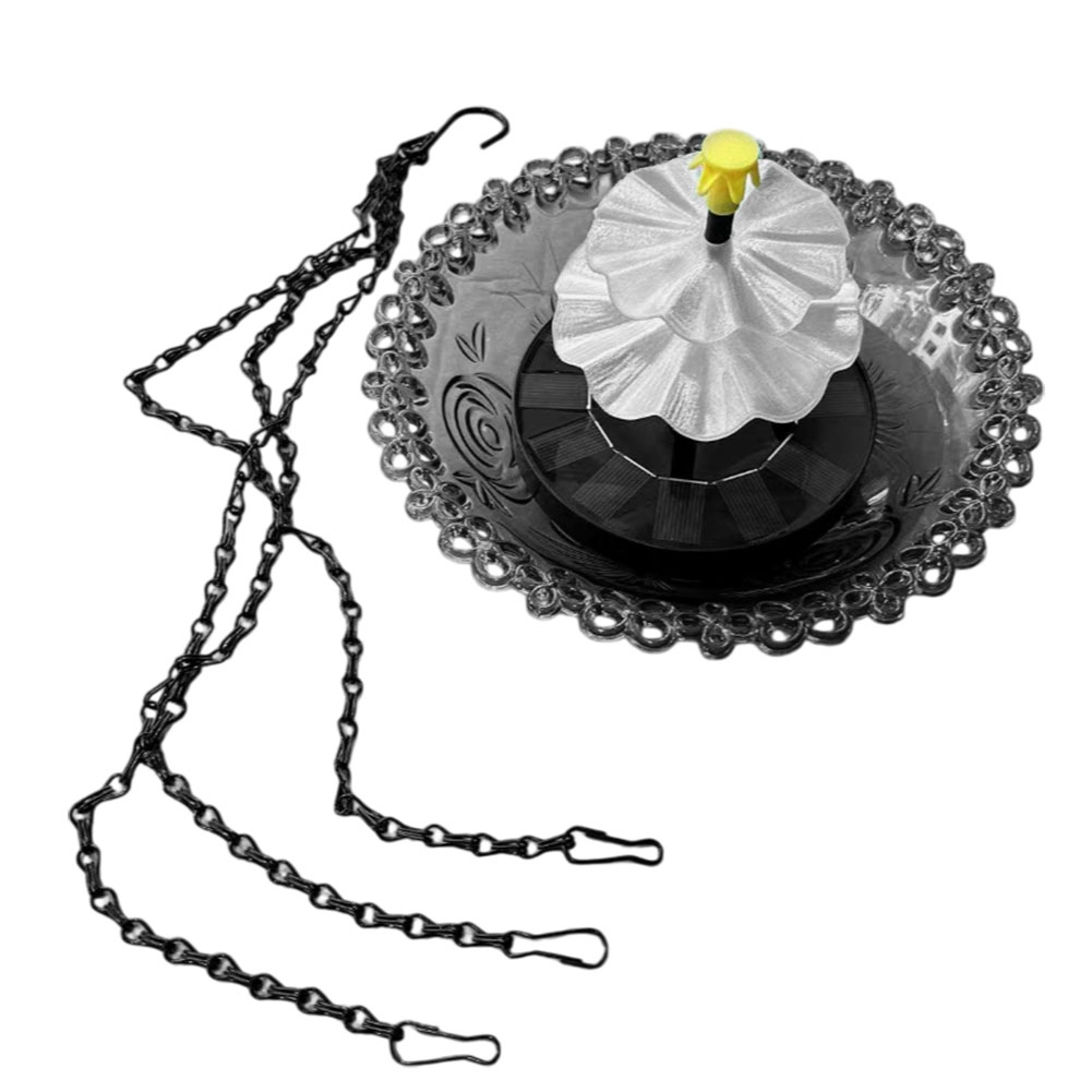 Solar Powered Hanging Birdbath - đánh giá và giá Bonsai Garden Fountain