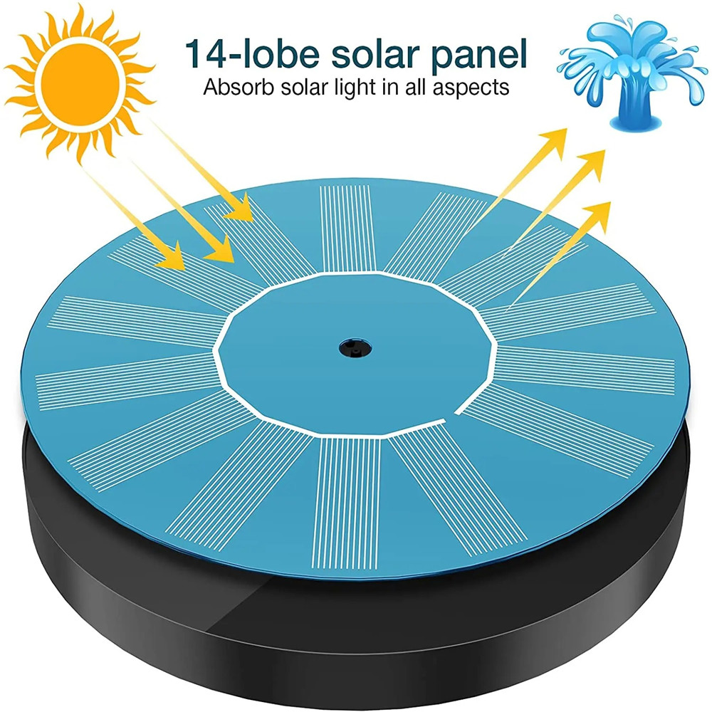 13cm Floating Solar Panel Sola - đánh giá và giá Bonsai Garden Fountain