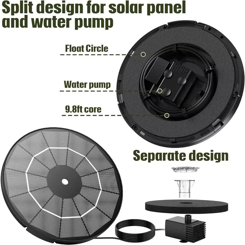 Solar Fountain Pump,DIY Water  - đánh giá và giá Bonsai Garden Fountain