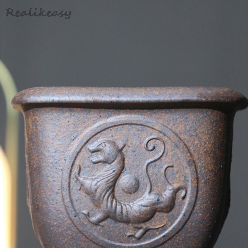 Purple Sand Flower Pot Hexagon - đánh giá và giá Japanese Garden Bonsai